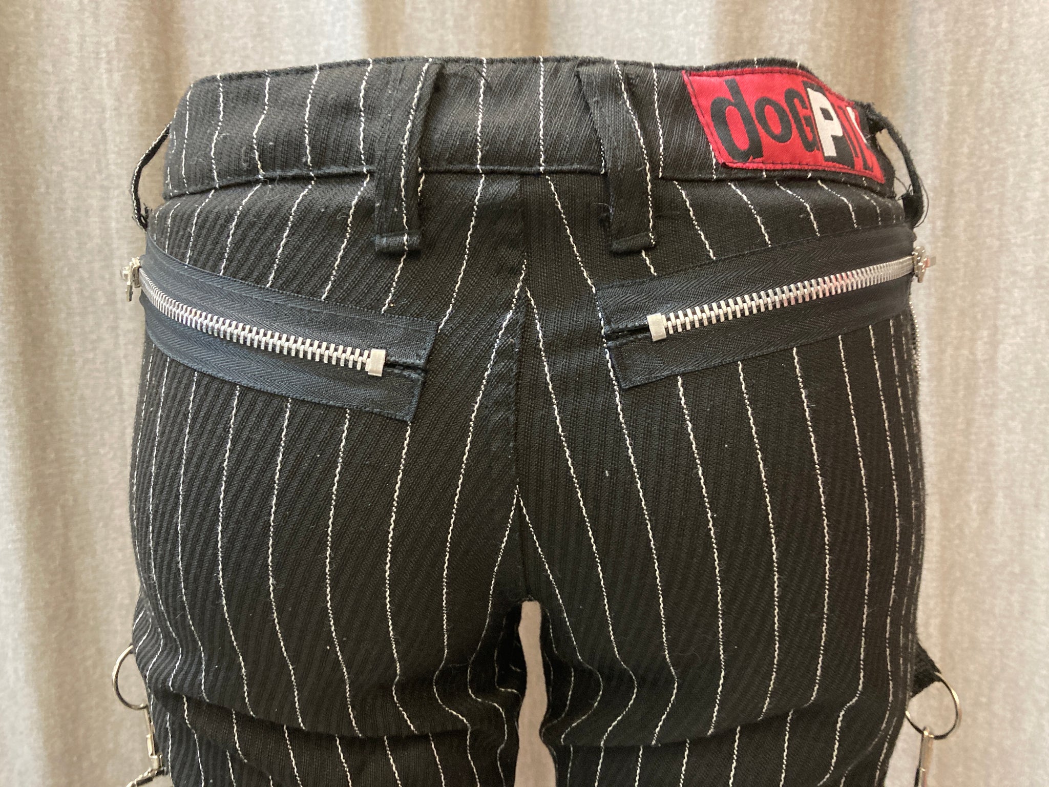 DOG PILE ボンデージパンツ W32 ブラック old DOGPILE “punk rock” bondage pants | NOIR ONLINE